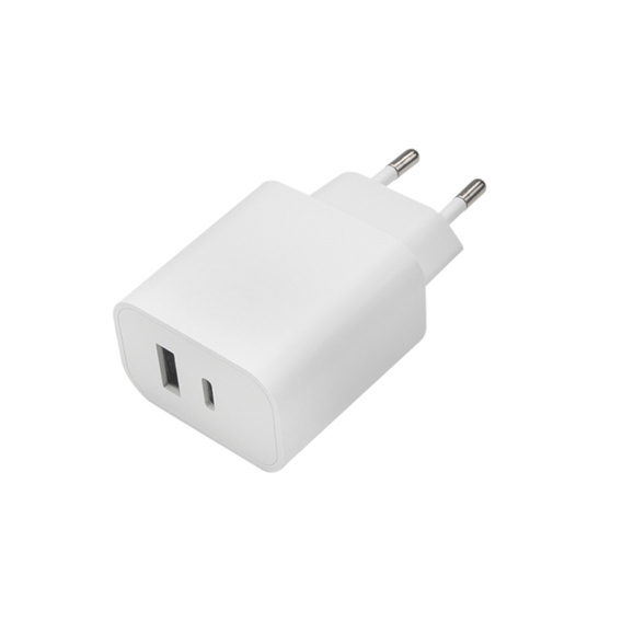 Maxlife Ładowarka sieciowa, 1x USB-C 1x USB-A, 30W, biała