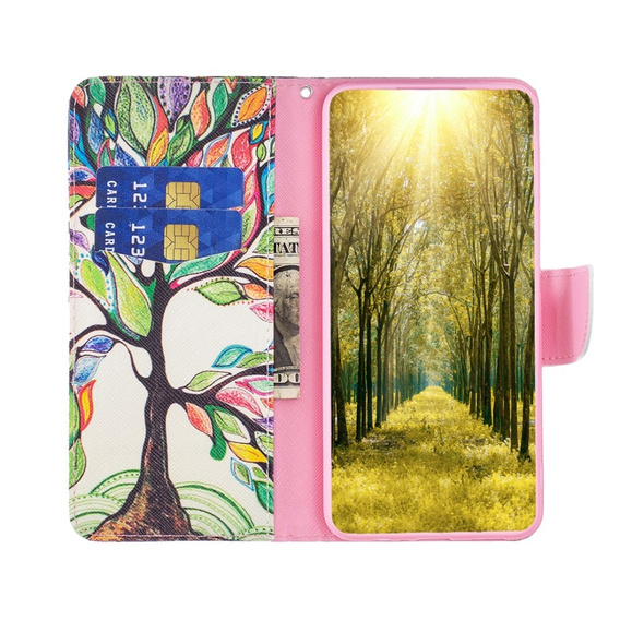 Etui z klapką do Xiaomi Redmi 12 4G, Wallet, Tree of Life