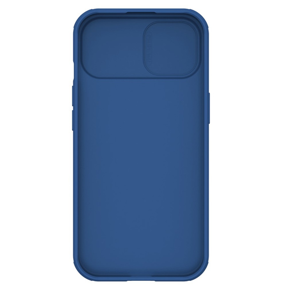 Etui do iPhone 15 Plus, pancerne Nillkin, CamShield Pro, Niebieskie