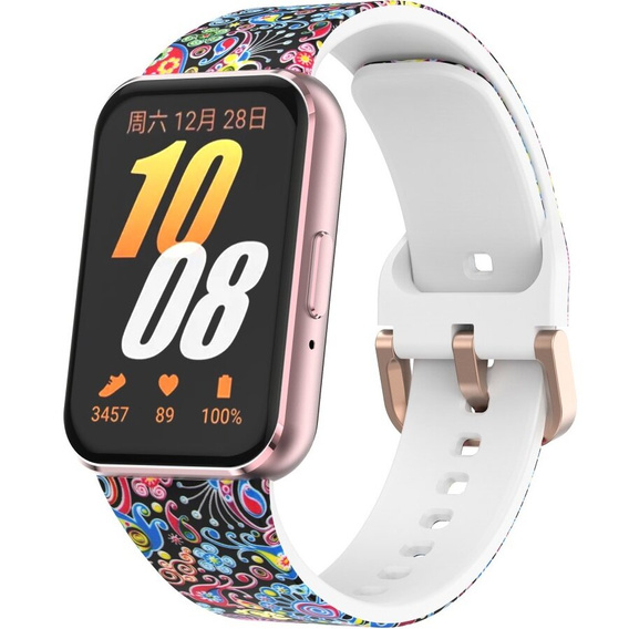 Pasek Silikonowy do Samsung Galaxy Fit 3, Colorful Jellyfish
