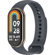 Pasek Silikonowy do Xiaomi Smart Band 10 / 9 / 8, Szary