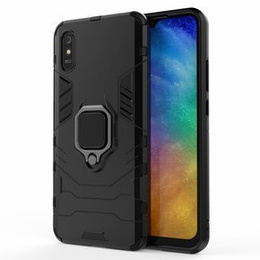 Etui do Xiaomi Redmi 9A, Kickstand Ring, czarne
