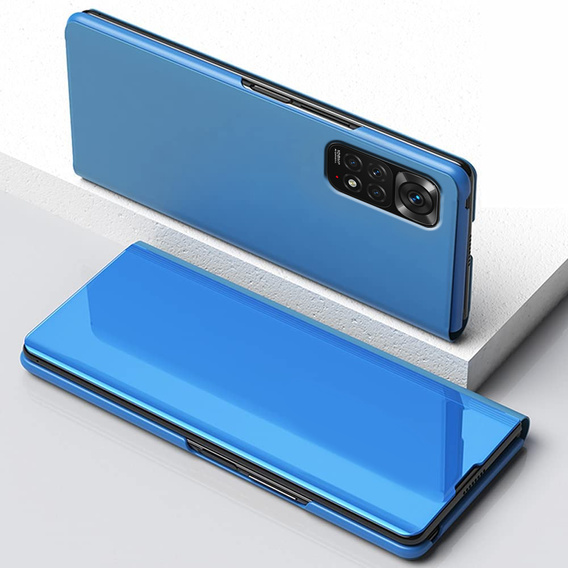 Etui do Xiaomi Redmi Note 11 / 11S, Clear View, niebieskie