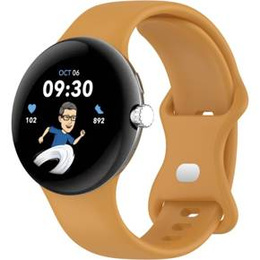 Pasek Silikonowy do Google Pixel Watch 1 / 2 / 3 41mm, Żółty