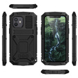 Etui pancerne do iPhone 12 Mini, R-JUST, czarne