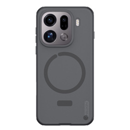 Etui Nillkin Frosted Shield Pro MagSafe do Oppo Find X9 Pro – przezroczyste / czarne