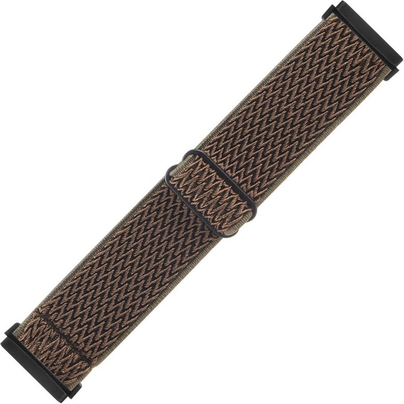 Pasek Nylonowy do Fitbit Versa 3/Versa Sense, Ciemny zielony