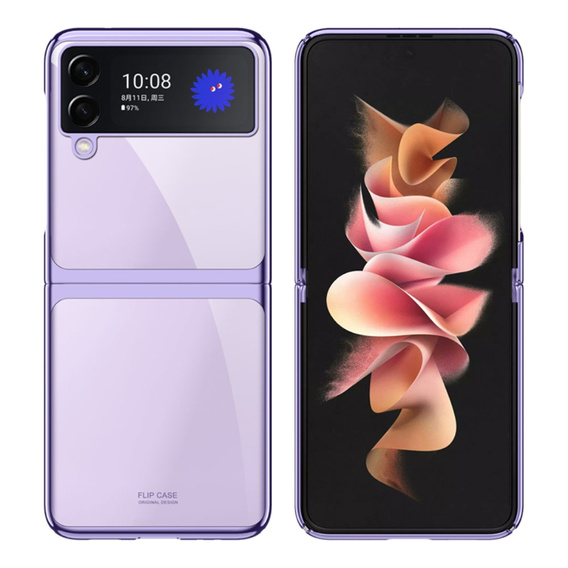 Etui PC Frame do Samsung Galaxy Z Flip3 5G , Purple