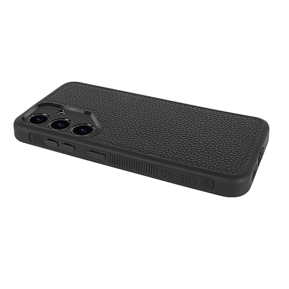 Etui skórzane do Samsung Galaxy S24, ERBORD LeatherGuard, czarne