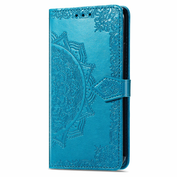 Etui z klapką do Motorola Moto G24 / G24 Power / G04, Mandala, niebieskie