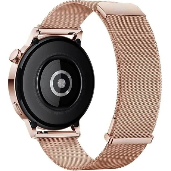 Uniwersalna Bransoleta Milanese 18mm, z zaciskiem od wewnątrz, Różowa