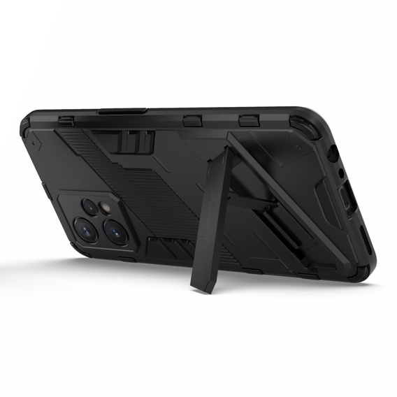 Etui do Realme 9 Pro+/ Realme 9 4G, Military kickstand, czarne