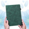 Etui do Xiaomi Redmi Pad SE 11", Flowers, zielone