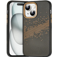 Etui do iPhone 15, Milky Way, złote