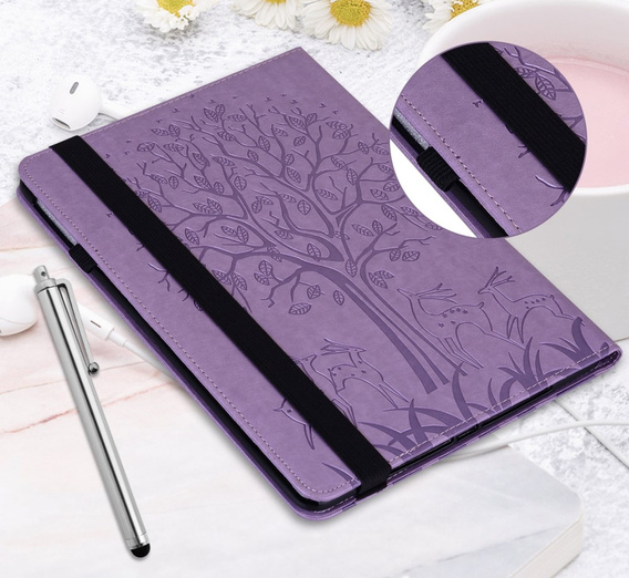 Etui do Realme Pad 10.4, Tree, fioletowe