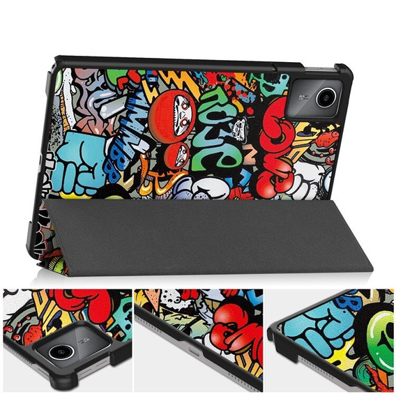 Etui do Lenovo Tab M11, Smartcase, graffiti