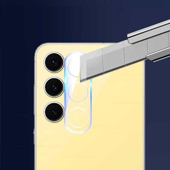 Szkło hartowane na aparat do Samsung Galaxy S24 FE, przezroczyste