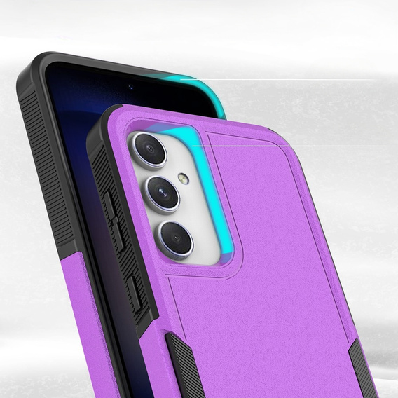 Etui pancerne do Samsung Galaxy S23 FE, Dual Shockproof, fioletowe