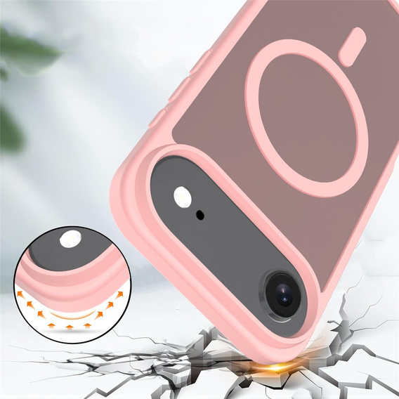 Etui do iPhone Air, Matt Case, do MagSafe, matowe różowe