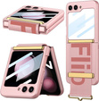 Etui do Samsung Galaxy Z Flip7 FE / Z Flip6, Strap Cover, różowe