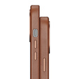 Etui do iPhone 14 Plus, Dux Ducis Max-Naples z Magsafe, Brown
