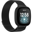 Pasek Bransoleta do Fitbit Versa 4 / Sense 2, Czarny