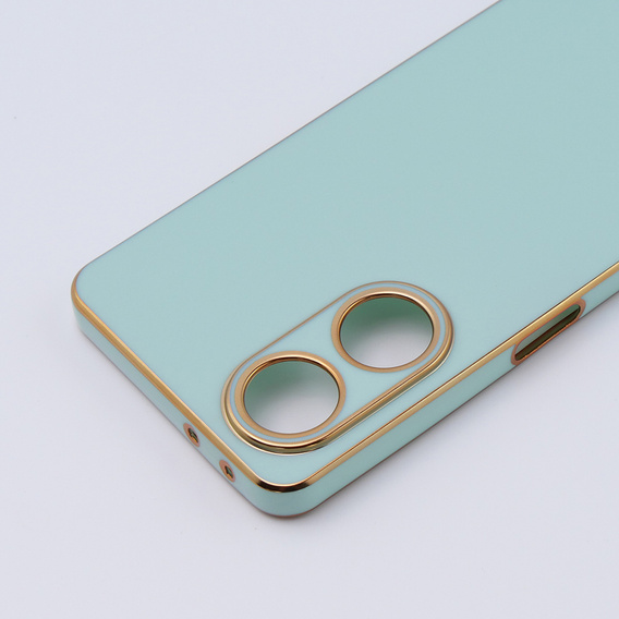 Etui do Oppo A98 5G, Glamour CamShield, miętowe