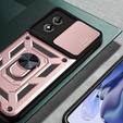Etui pancerne do Motorola Moto E13, CamShield Slide, różowe rose gold