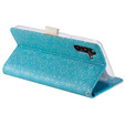 Etui z klapką do Samsung Galaxy A34 5G, Wallet Pocket Zipper Lace, niebieskie