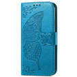 Etui z klapką do Samsung Galaxy A26 5G, Butterfly, niebieskie