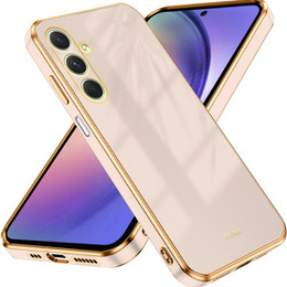 Etui do Samsung Galaxy A54 5G, Glamour CamShield, różowe