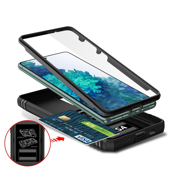 Etui pancerne do Samsung Galaxy S20 FE, CamShield Slide, czarne