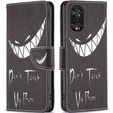 Etui z klapką do TCL 40 NxtPaper, Wallet, Don't Touch My Phone czarne