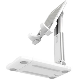 Uchwyt biurkowy HOCO PH29A do telefonu i tabletu 4,7"–10" – biały