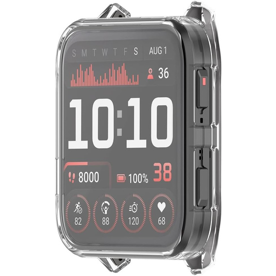 2w1 Etui z Osłoną na ekran do Garmin Venu X1, Przezroczyste