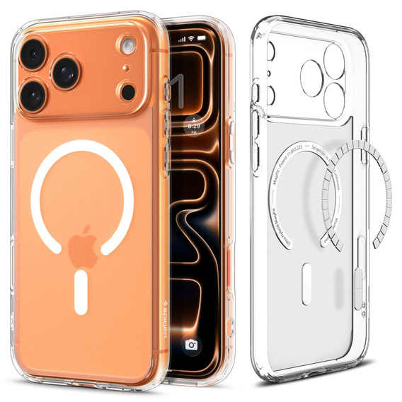 Etui Spigen do iPhone 17 Pro, Ultra Hybrid MagSafe, Frost White