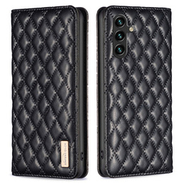 Etui z klapką do Samsung Galaxy A35 5G, Wallet, BINFEN COLOR, czarne