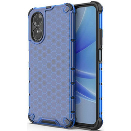 Etui pancerne do Oppo A17, Honeycomb, Granatowe