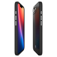 Etui Spigen do iPhone 16E, Enzo Aramid MagSafe, carbon czarne + Szkło Hartowane 9H