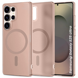 Etui do Samsung Galaxy S25 Ultra, matowe, kompatybilne z MagSafe – desert gold