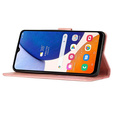 Etui z klapką do Samsung Galaxy A55 5G, Butterfly, różowe rose gold