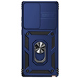 Etui pancerne do Samsung Galaxy Note 20 Ultra, CamShield Slide, niebieskie
