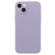 Etui do iPhone 15 Plus, Silicone Lite, fioletowe