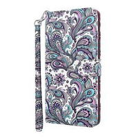 Etui Wallet do Samsung Galaxy A52 / A52s, Swirl Flower