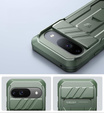 Etui pancerne do Google Pixel 9, Dexnor Full Body (Two Frames), zielone