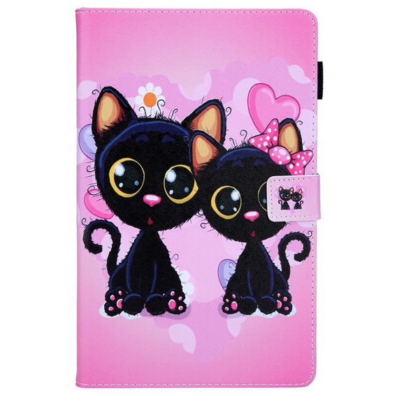 Etui do Samsung Galaxy Tab A11 Plus / A9 Plus, two cats