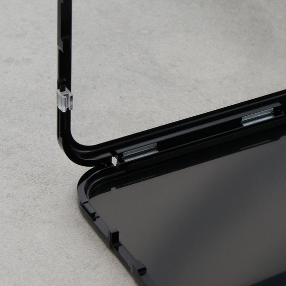 Etui do iPhone 14 Pro, Dual Glass, do Magsafe, czarne