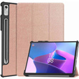 Etui do Lenovo Tab P11 Pro Gen 2 TB132FU TB132XU 11.2", Trójdzielne z miejscem na rysik, Różowe rose gold