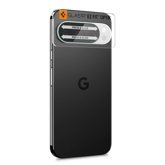 2x Spigen OPTIK.TR "EZ FIT", Szkło Hartowane na Aparat do Google Pixel 10 Pro, Crystal Clear
