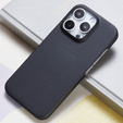 Etui do iPhone 16 Pro, 600D Aramid Fiber Cover, czarne